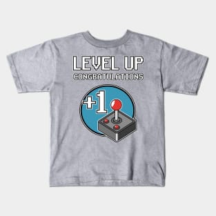 Level Up +1 Year Jahr Birthday Gaming Gamer Kids T-Shirt